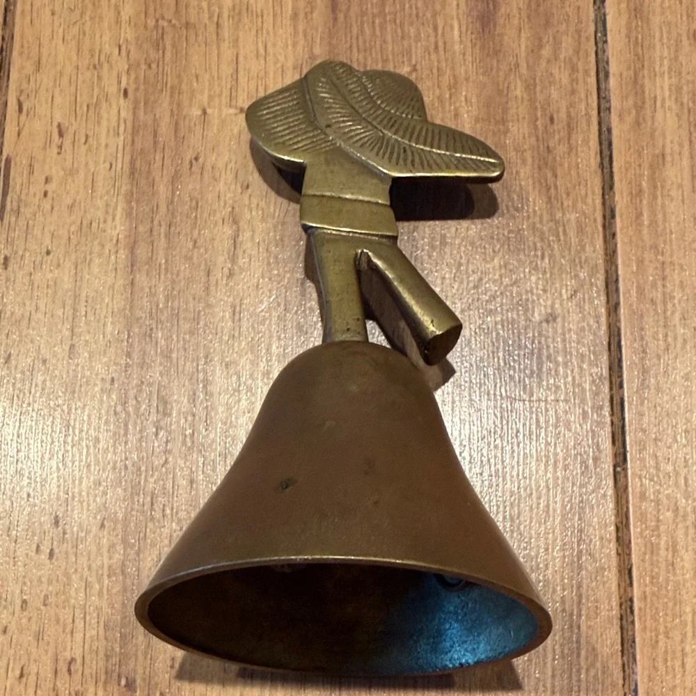 Brass Angel Bell. Made in India.
